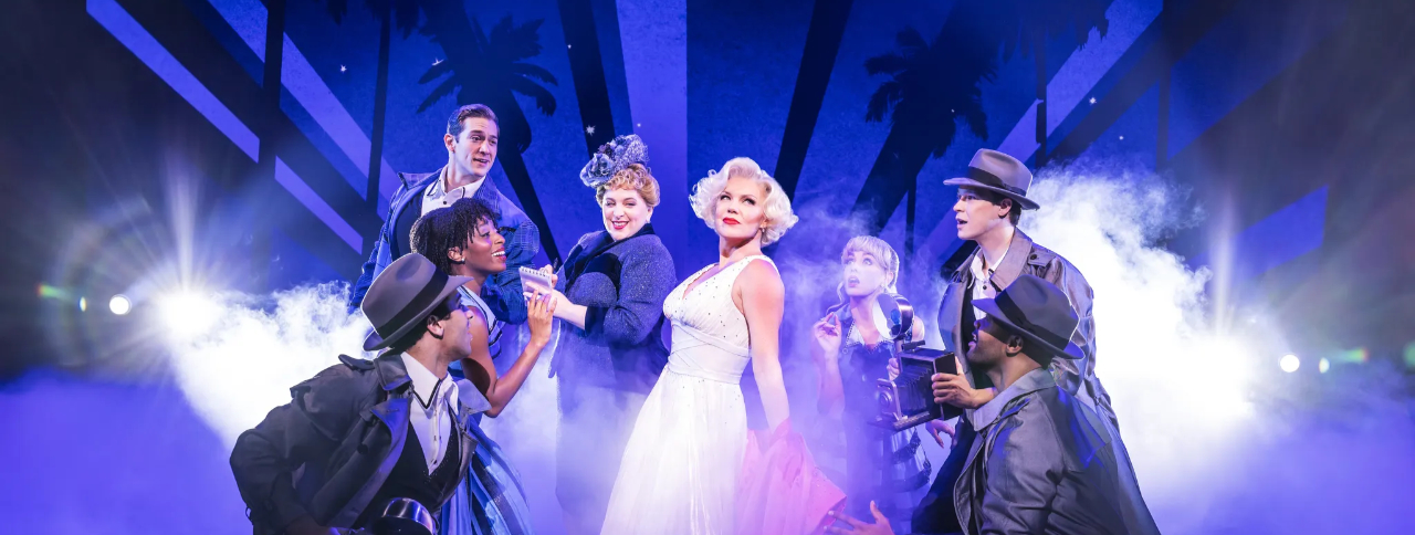 Robyn Hurder (Ivy Lynn) and the cast in Smash, © Matthew Murphy