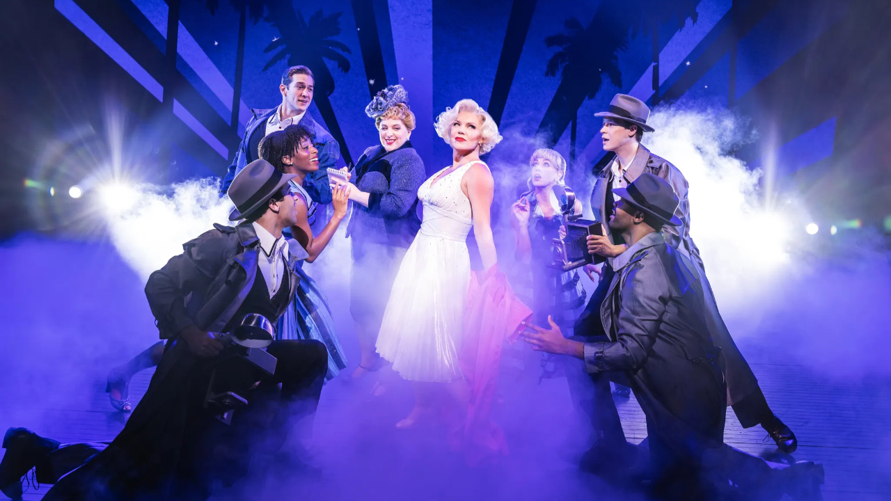 Robyn Hurder (Ivy Lynn) and the cast in Smash, © Matthew Murphy