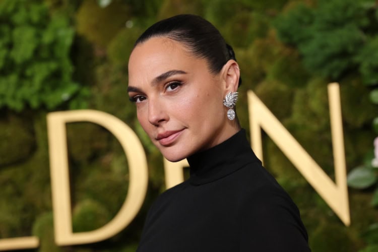 Gal Gadot attends the 82nd Golden Globes at the Beverly Hilton in Los Angeles on Jan. 5, 2025.