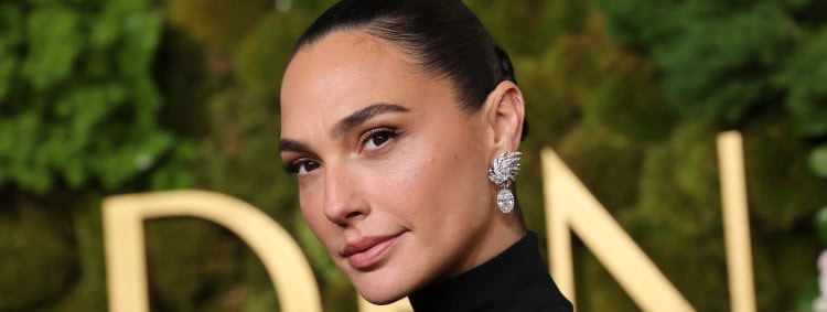 Gal Gadot attends the 82nd Golden Globes at the Beverly Hilton in Los Angeles on Jan. 5, 2025.